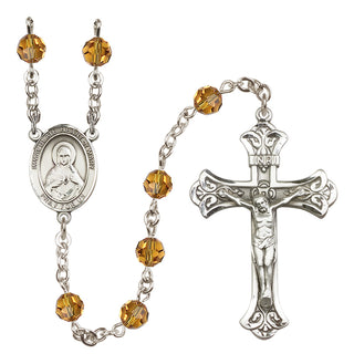 Sterling Silver 6mm Immaculate Heart of Mary  Engraved Catholic Rosaries