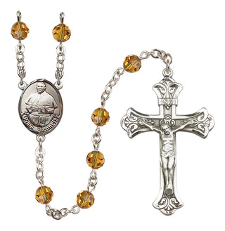 Sterling Silver 6mm Pope Francis Rosary