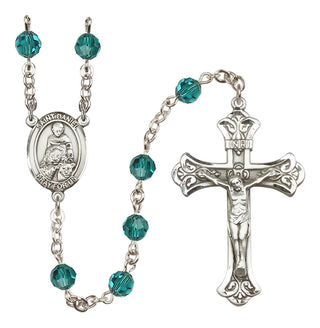 Sterling Silver 6mm Saint Daniel  Engraved Catholic Rosaries