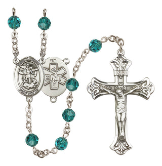 Sterling Silver 6mm Saint Michael / EMT Rosary