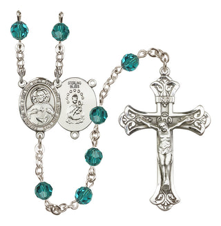 Sterling Silver 6mm Scapular  Engraved Catholic Rosaries