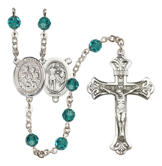 Sterling Silver 6mm Saint Sebastian / Choir Rosary