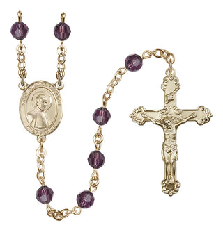 14kt Gold Filled 6mm Saint Edmund Campion  Engraved Catholic Rosaries