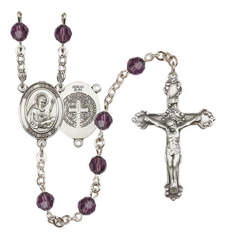 Sterling Silver 6mm Saint Benedict Rosary