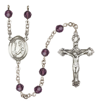 Sterling Silver 6mm Saint Dominic de Guzman  Engraved Catholic Rosaries