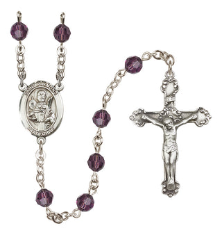 Sterling Silver 6mm Saint Raymond Nonnatus  Engraved Catholic Rosaries
