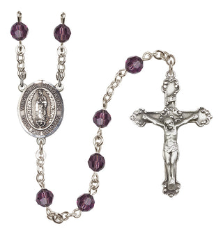 Sterling Silver 6mm Virgen de Guadalupe Rosary