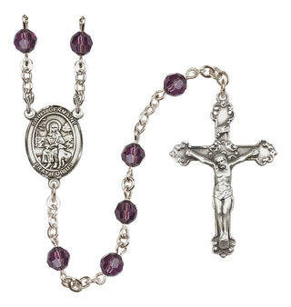 Sterling Silver 6mm Saint Germaine Cousin  Engraved Catholic Rosaries
