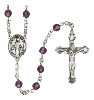 Sterling Silver 6mm Saint Nino de Atocha  Engraved Catholic Rosaries