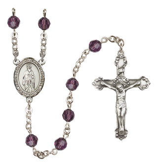 Sterling Silver 6mm Saint Bartholomew the Apostle  Engraved Catholic Rosaries