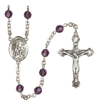 Sterling Silver 6mm Saint Polycarp of Smyrna  Engraved Catholic Rosaries
