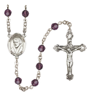 Sterling Silver 6mm Saint Peter Canisius  Engraved Catholic Rosaries