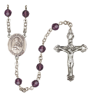 Sterling Silver 6mm Saint Fidelis  Engraved Catholic Rosaries