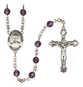 Sterling Silver 6mm Saint Jose Sanchez del Rio  Engraved Catholic Rosaries