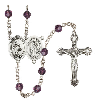 Sterling Silver 6mm Saint Sebastian / Tennis Rosary