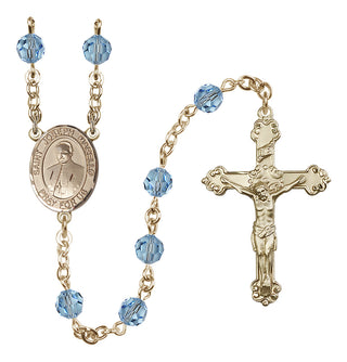 14kt Gold Filled 6mm Saint Joseph Marello  Engraved Catholic Rosaries