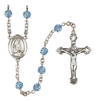 Sterling Silver 6mm Saint Emily de Vialar  Engraved Catholic Rosaries