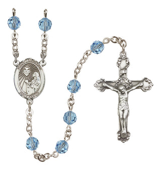 Sterling Silver 6mm Saint Margaret Mary Alacoque  Engraved Catholic Rosaries