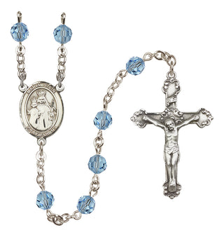 Sterling Silver 6mm Maria Stein  Engraved Catholic Rosaries