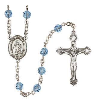 Sterling Silver 6mm Saint Victoria  Engraved Catholic Rosaries