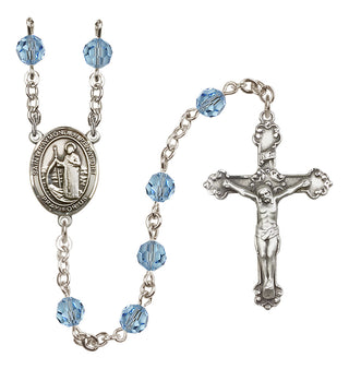 Sterling Silver 6mm Saint Raymond of Penafort  Engraved Catholic Rosaries