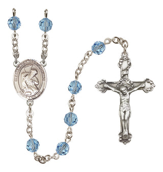 Sterling Silver 6mm Blessed Herman the Cripple  Engraved Catholic Rosaries