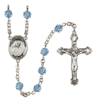 Sterling Silver 6mm Blessed John Henry Newman  Engraved Catholic Rosaries
