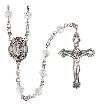 Sterling Silver 6mm San Francis  Engraved Catholic Rosaries