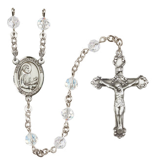 Sterling Silver 6mm Saint Bonaventure  Engraved Catholic Rosaries