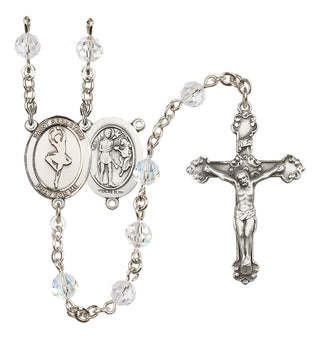 Sterling Silver 6mm Saint Sebastian/Dance Rosary