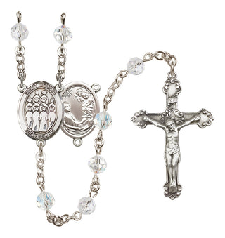 Sterling Silver 6mm Saint Cecilia / Choir Rosary