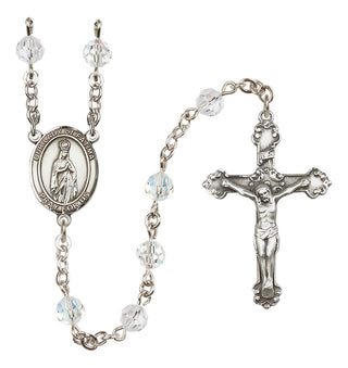 Sterling Silver 6mm Our Lady of Fatima  Engraved Catholic Rosaries