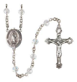 Sterling Silver 6mm Virgen de Guadalupe Rosary
