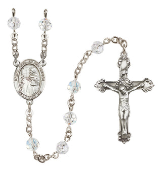 Sterling Silver 6mm Saint John of the Cross  Engraved Catholic Rosaries