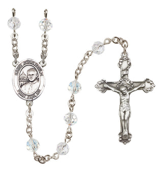 Sterling Silver 6mm Saint John Paul II Rosary
