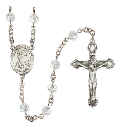 Sterling Silver 6mm St. Adrian of Nicomedia Rosary | Engravable