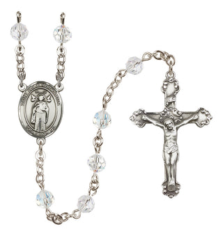 Sterling Silver 6mm Saint Ivo of Kelmartin  Engraved Catholic Rosaries