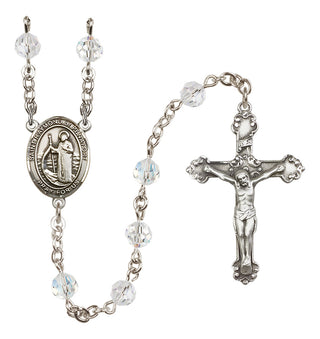 Sterling Silver 6mm Saint Raymond of Penafort  Engraved Catholic Rosaries