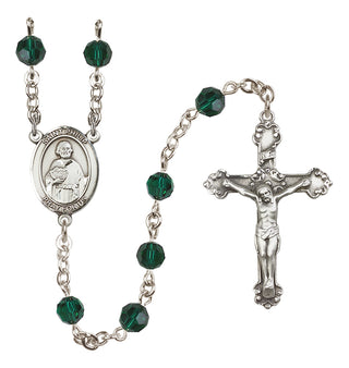 Sterling Silver 6mm Saint Philip the Apostle  Engraved Catholic Rosaries