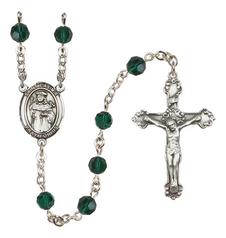Sterling Silver 6mm Saint Casimir of Poland  Engraved Catholic Rosaries