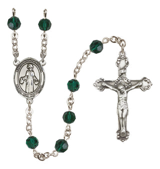 Sterling Silver 6mm Saint Nino de Atocha  Engraved Catholic Rosaries