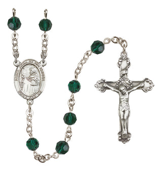 Sterling Silver 6mm Saint John of the Cross  Engraved Catholic Rosaries