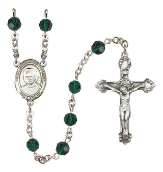 Sterling Silver 6mm Saint Josemaria Escriva  Engraved Catholic Rosaries