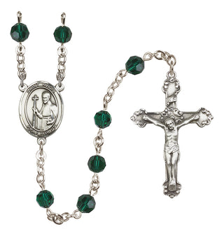 Sterling Silver 6mm Saint Regis  Engraved Catholic Rosaries