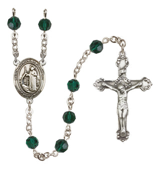 Sterling Silver 6mm Saint Raymond of Penafort  Engraved Catholic Rosaries