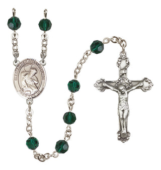 Sterling Silver 6mm Blessed Herman the Cripple  Engraved Catholic Rosaries