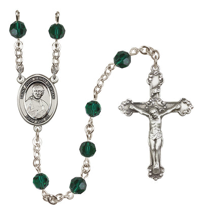 Sterling Silver 6mm Blessed John Henry Newman Rosary | Engravable