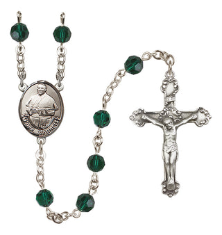 Sterling Silver 6mm Pope Francis Rosary