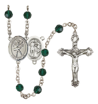 Sterling Silver 6mm Saint Sebastian / Dance Rosary