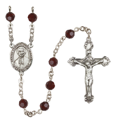 Sterling Silver 6mm St. Marcellin Champagnat Rosary | Engravable